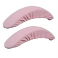thumbnail image 1 of 2pcs Soft Chair Arm Rest Covers Stretchable Office Chair Armrest Slipcovers - Black, 1 of 6