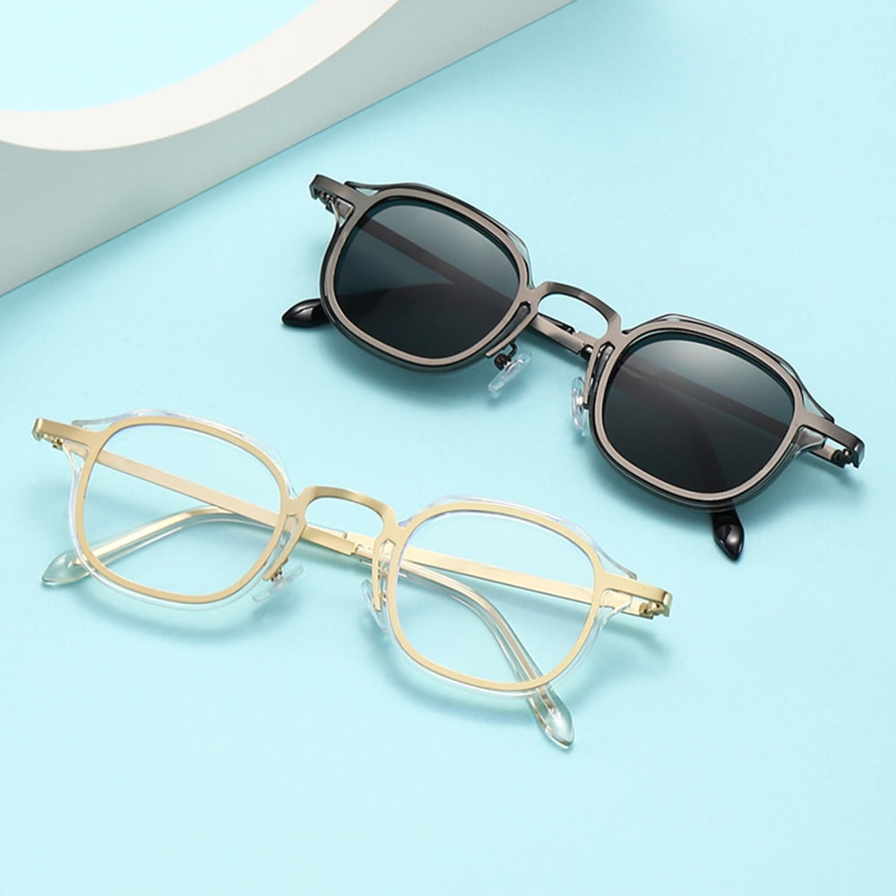 Japanese Style Small Square Sunglasses Protect Eyes Blocking Glare