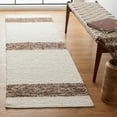 thumbnail image 3 of SAFAVIEH Natura Margaret Striped Area Rug, Ivory/Brown, 3' x 5', 3 of 10