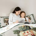 thumbnail image 4 of Feelyou Kawaii Retro Nutcracker Twin Bedding Sets 7-Piece, Christmas Plant Bedding Comforter Set, Kids Teen Child Reversible Sheet Sets, Microfiber Bedroom Decor, 4 of 7
