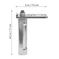 thumbnail image 2 of BRIGHTFUFU 1Set Zinc Alloy Freezer Door Pivot Hinge Silver Noise Free Rotation for Home Use, 2 of 8
