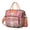 Rose-gold-3, variant on Gothic Psychedelic Insulated Lunch Bag – Leakproof Reusable Cooler Tote with Adjustable Strap Dual Compartment Large Lunch Box Featuring Trippy Boho Mushroom Print