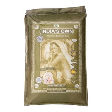 India's Own Riz Blanc Basmati de Qualité Supérieure 18,14 Kg/40 Lb