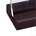 thumbnail image 3 of Clear Desk Decorative Sign Rustic Style Innovative Thickened Wooden Base Acrylic Retirement Table Sign, 3 of 3
