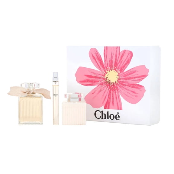 Chloe Eau de Parfum 3.3 oz EDP Spray  3.4 lotion  purse spray Womens Set NIB