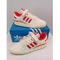 thumbnail image 1 of New Men’s Adi - das Forum 84 Low AEC Shoes-Cloud White/Red (HR0557) Size 10, 1 of 6