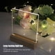 thumbnail image 5 of Pantalla de madera LED Base-Rectangle Crystal USB Soporte iluminado para arte de resina, 5 of 5