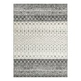 thumbnail image 3 of Unique Loom Tribal Trellis Collection Area Rug - Alami (9' x 12' Rectangle Ivory and Gray/Black), 3 of 11