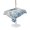 Mist Blue, variant on Outdoor Tablecloth with Umbrella Hole for Patio/Picnic/Party/Camping, Blue Coastal Crabs Waterproof Table Cloth Rectangle Table Cover Washable, Summer Vintage Ocean Sea Coral Shells (54"x 80")