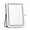 Black, variant on Gymax 16'' x 12'' 3-Color LED Vanity Mirror 360° Rotation Dimmable Touch Control White