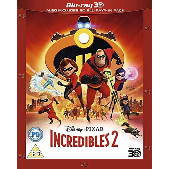 Incredibles 2 [3D   Blu-ray] [2018] [Region Free]