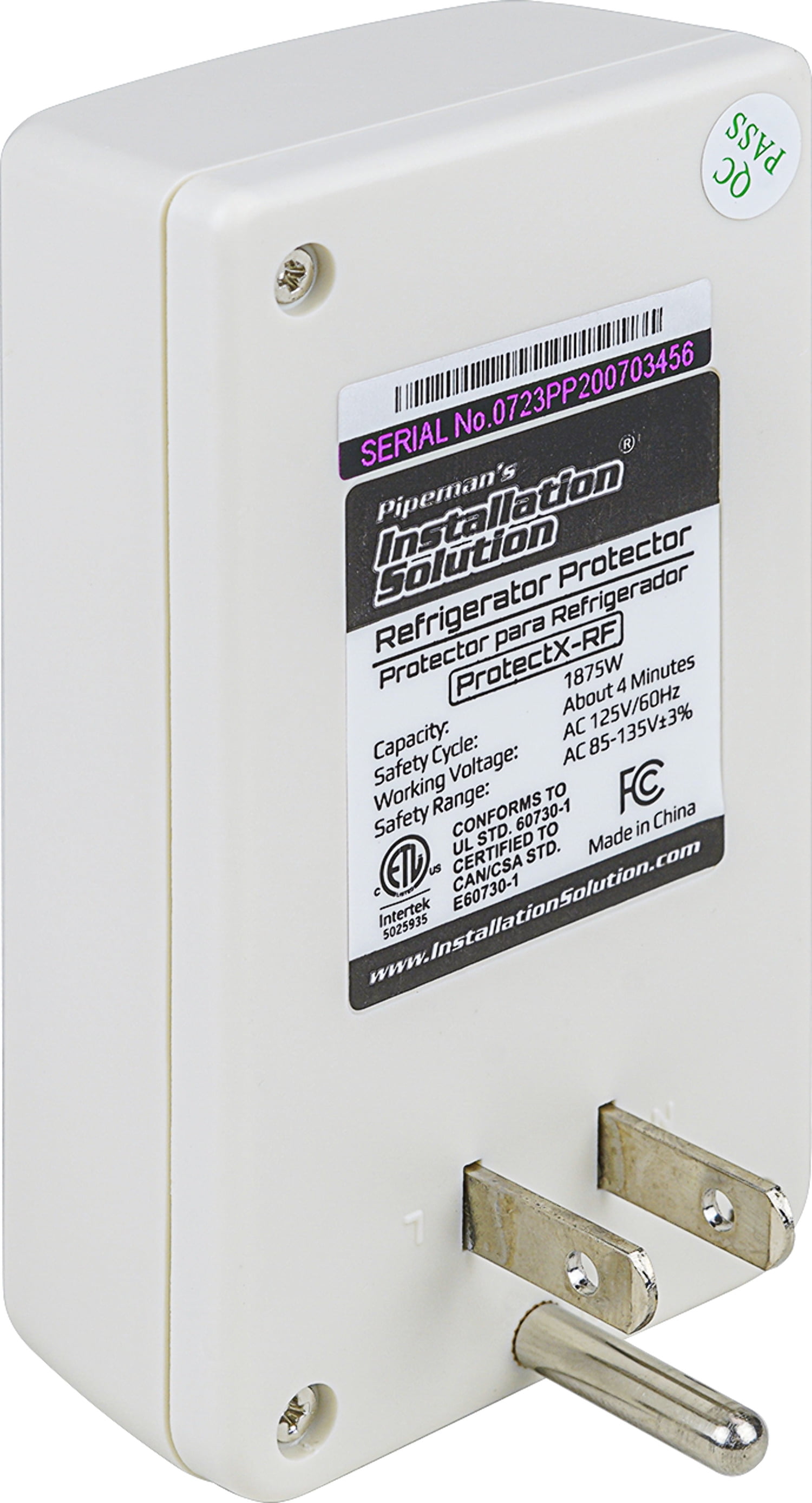 Installation Solution Surge Protector for Refrigerators - 115 Volt AC