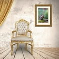 thumbnail image 3 of Horton, Janet 23x32 Gold Ornate Wood Framed with Double Matting Museum Art Print Titled - Douglas Squirrel standing on a log, 3 of 4