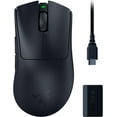 thumbnail image 1 of Razer DeathAdder V3 Pro Wireless Gaming Mouse + Hyperpolling Wireless Dongle – Brand New | 63g Ultra Lightweight | Focus Pro 30K Optical Sensor | Optical Switches Gen-3-5 Programmable Buttons - Black, 1 of 12