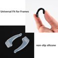 thumbnail image 5 of Astrovia - Astrovia Glasses Grips, 40PCS Eyeglass Ear Grips Silicone Hooks Glasses Sleeve Retainer, Glasses Grips for Behind The Ear Silicone, Non Slip and Comfort (20pcs-Clear, S), 5 of 9