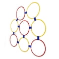 thumbnail image 1 of Kids Exercise Hoops Jumping Game Rings for Sensory Training Physical Fitness Hopscotch, 1 of 7
