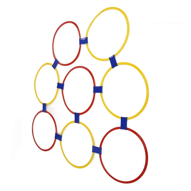 Kids Exercise Hoops Jumping Game Rings for Sensory Training Physical Fitness Hopscotch