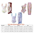 thumbnail image 7 of IDOPIP Women's One Piece Swimsuit with Beach Cover Up Wrap Skirt Floral Sexy Bikini Sets Bathing Suit, 7 of 7