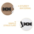 thumbnail image 3 of SEWCHICS 2Pcs Car Rearview Mirror Holder with Sturdy Plastic Mount for Secure Dash Cam Attachment, 3 of 8