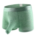 thumbnail image 2 of Calzoncillos tipo bóxer con abertura en forma de bala para hombre, calzoncillos tipo bóxer sexys con forma de U, calzoncillos tipo bóxer con diseño de elefante, pantalones tipo avión 443, 2 of 6