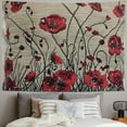 thumbnail image 2 of Orinice Flowers Tapestry Wall Hanging Unique Style Graphic Tapestries Home Wall Decor Art for Living Room Bedroom Dorm Farmhouse Apartment Decoration 50x40inch, 2 of 6