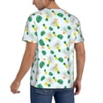 thumbnail image 2 of Lsque Pineapple Pattern Mens Polo Golf Shirts Funny Graphics Shorts Sleeve Button Shirts Baseball T-shirt-4X-Large, 2 of 7