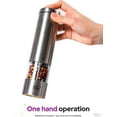 thumbnail image 6 of KSL Electric Salt and Pepper Grinder - Battery Operated Auto Mill, Stainless Steel Automatic Powered Shaker w/ Light, 6 of 10