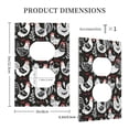 thumbnail image 3 of KLL Laying Hens And Roosters Pattern Electrical Outlet Covers, 3" x 5" 1 Pack Electric Receptacle Plug Covers for Decorator Receptacle Outlet & Switch-Style S, 3 of 6