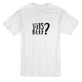 thumbnail image 1 of Where Is The Beef Quote Graphic Men's White T-shirt, 1 of 1