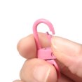 thumbnail image 4 of Uxcell 5 Pack Pet Bells, 13mm/0.51" Dia Jingle Bell, Pink Carbon Steel Bells with Clasps for DIY Crafts, 4 of 4