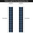 thumbnail image 2 of A Pair Of Decorative Banners 70.9×11.8in Can Be Reused And Easily Installed For Indoor Or Outdoor Or Anywhere Slateblue Buffalo Plaid Check Tartan Scotland_3, 2 of 7