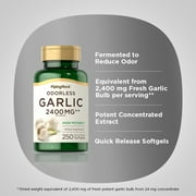 Odorless Garlic Supplement | 2400mg | 250 Softgels | by Piping Rock