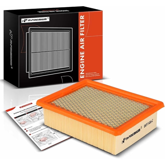 A-Premium Front Engine Air Filter Compatible with Ford Escape 2013-2019, Transit Connect 2014-2022, 2.5L