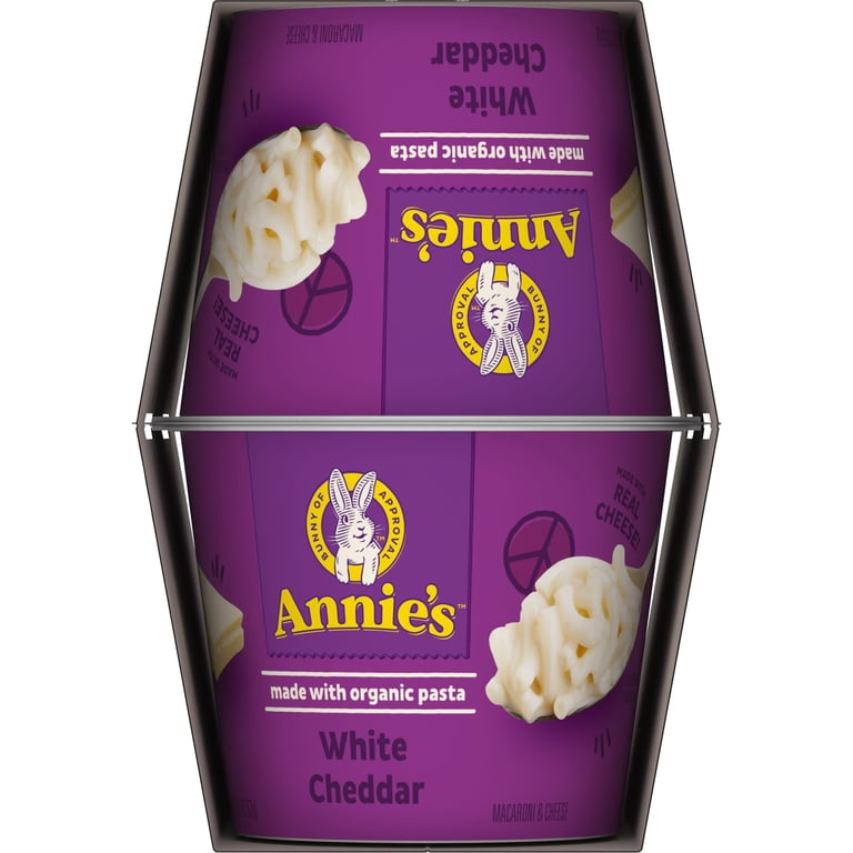 Annie's White Cheddar Microwave Mac and Cheese Cups with Organic