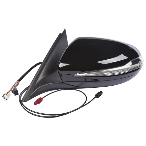 Left Side Rear View Mirror For Mercedes C class W205 C180 C200 C250 C300 C350e C450 AMG C43 AMG C63 AMG 2014-2021 Black 2058109701