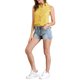 thumbnail image 2 of CAMISA SIN MANGAS DE CUELLO PUNTA PARA MUJER CHIC DE UN SOLO BOTÓN S AMARILLO, 2 of 7
