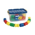thumbnail image 4 of Excellerations Juguete de tallo temprano que conecta cuentas divertidas para niños pequeños Juego de cuentas con cierre a presión en un contenedor de almacenamiento Paquete de 28, 4 of 5