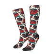 thumbnail image 2 of Fotbe Chicken print Women's Men's Novelty Crew Socks Cotton Socks Knee High Socks for Walking,Running,Nurses,Pregnancy, 2 of 8