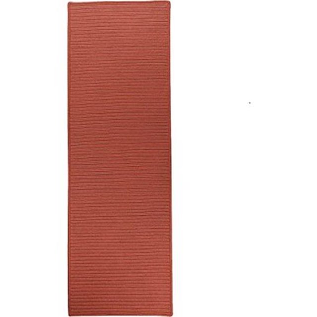 Colonial Mills Tapis RT78R028X144S 2 Pi 4 Po x 12 Pi Safran Rectangulaire Réversible à Tresse Plate