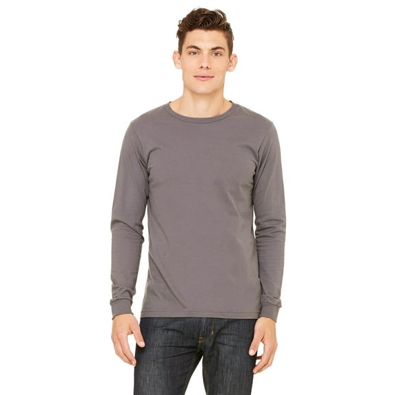 The Bella   Canvas Unisex Jersey Long Sleeve T-Shirt - ASPHALT - 2XL
