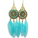thumbnail image 5 of Qarigey Pendientes bohemios de 2 piezas, colgante de gotas para las orejas con borlas delicadas, accesorios huecos para mujer, regalo creativo, 5 of 6