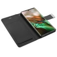 thumbnail image 2 of Samsung Galaxy Note 10 (6.3") Phone Case Leather Flip ID Credit Card Cash Wallet Holder Stand Pouch Folio Magnet w/ extra 5 Card Slots Pocket & Kickstand BLACK Cover for Samsung Galaxy Note 10, 2 of 6
