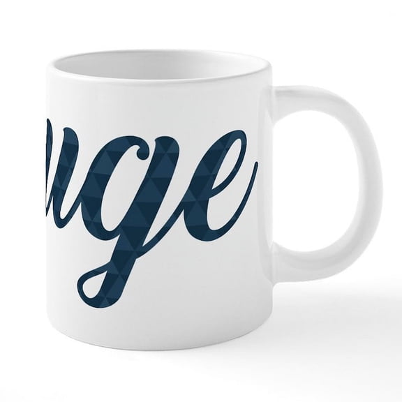 CafePress - Rouge Pattern - 20 Oz White Ceramic Mega Mug