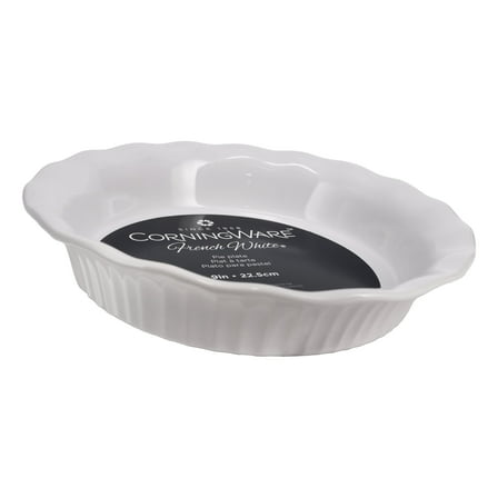 CorningWare FW111 French White 9 in Pie Plate