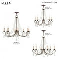 thumbnail image 5 of Livex Lighting Pennington Chandelier in Hand Applied Venetian Golden Bronze, 5 of 14