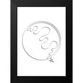 thumbnail image 2 of 1x Studio II 18x24 Black Modern Framed Museum Art Print Titled - Earth Caligraphy, 2 of 5