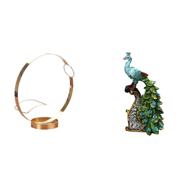Portabotellas de vino,Soporte para botellas de vino,soporte para botellas de vino,estante de hierro,Figura de escritorio,Estante de estatua de pavo real para escritorio,decoración del