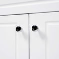 thumbnail image 2 of White Bathroom Vanity - Vanity Cabinet with Soft-Close 6 Drawers & Double Doors, 2-Tier Shelves MDF Pine Wood Legs Vanities for Bathroom/Laundry Room/Powder Room, 2 of 9