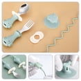 thumbnail image 4 of 1 Set Baby Fork and Spoon Suction Cup Chain Tableware Babies Training Tableware, 4 of 8