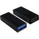 thumbnail image 1 of (negro) Paquete de 2 adaptadores USB C a USB 3.0, USB 3.1, adaptador USB 3.0 hembra a USB C hembra, compatible con iPhone 11, Google Pixel, Samsung Galaxy S20,, 1 of 5